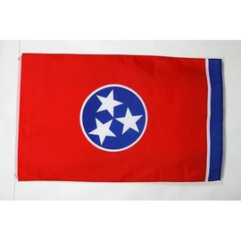 AZ FLAG Tennessee Flag 3' x 5' - US state of Tennessee flags 90 x 150 cm - Banner 3x5 ft