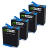 Wasabi Power Battery (4-Pack) for GoPro HERO9 Black