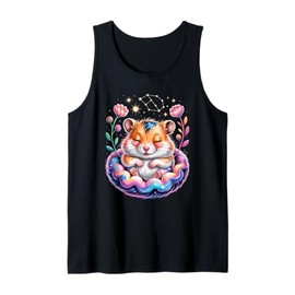 Space Flowers Hamster Hamsters Tank Top