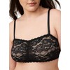 Torrid Unlined Lace Bandeau Rich Black