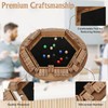 Shut The Box Game for 1-6 Players, Plusvivo Large Round