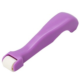 1PCS Press Roller Quilting Seam Roller Hand Roller Hand Pressure Roller Easy to Grip for Quilting, Sewing, Print, Ink, Wallpaper(Purple)