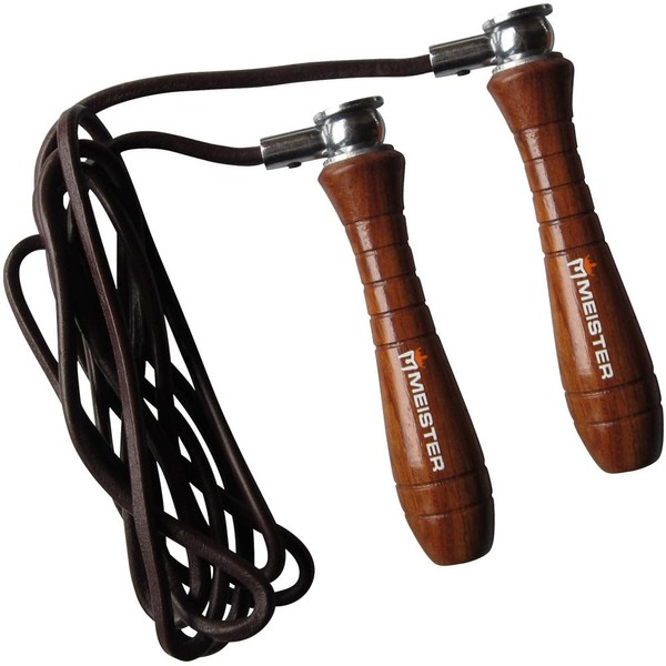 Meister MMA Pro Swivel Weighted Adjustable Speed Rope - Premium