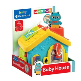 Clementoni Montessori Baby House 17874 Toddler Toy for Children from 9 Months, Sensory Toy for Developing Baby's Senses