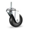 2 inch,Casters Set of 4,Caster Wheels 1/4 inch Threaded Stem,Wheels