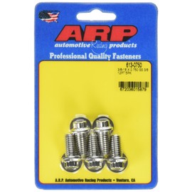 ARP 6130750 Stainless Steel 3/8-16 12-Point Bolts - Pack of 5