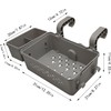 Poolside Storage Basket with Cup Holders – Above Ground Pool