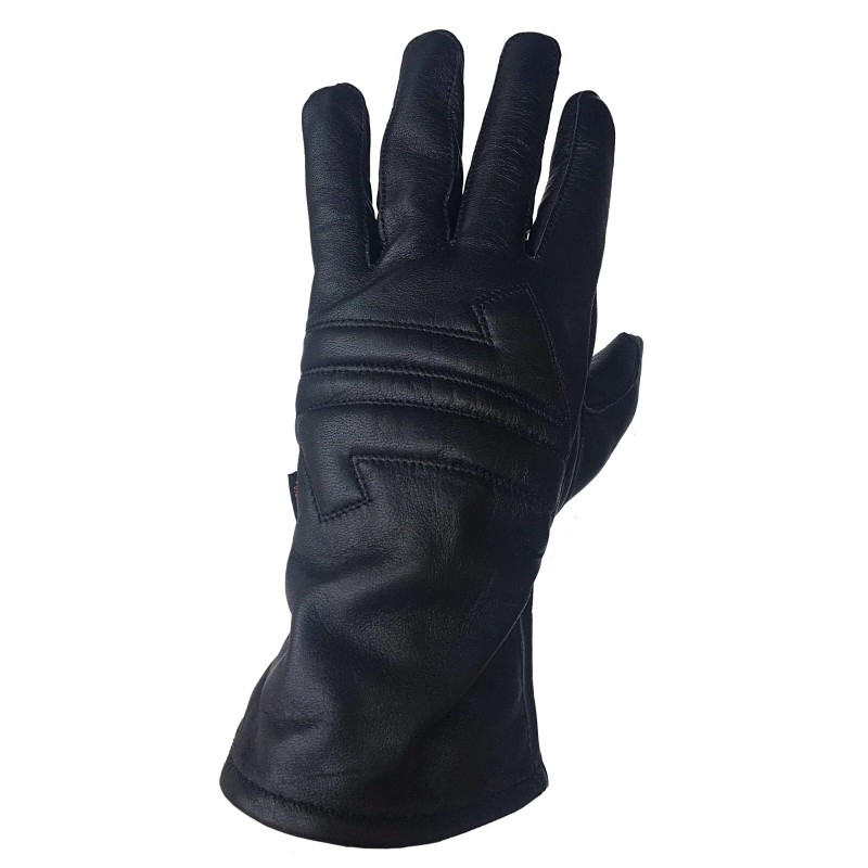 Gladiator Motorcycle Gauntlet Touring Gloves LEATHER Lined Warm Cool XXL