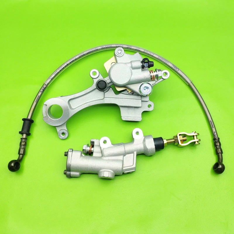 LYK Rear Brake Caliper Master Cylinder & Hose Assembly for