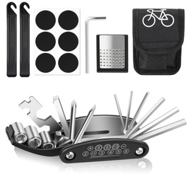 Nutmanel Bicycle Bag Set for E-Bikes - Premium Bicycle Tool Set with Multitool Bicycle - Perfect for On the Go Repair Kit - Includes Spoke Wrench, MTB Tool, Road Bike Multitool