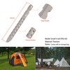 TOAKS Titanium Tent Pegs Ultralight Outdoor Camping V-shaped Fixed Tent