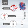Nogeqi 3 Pack Nurse Badge Reels, Cute Retractable Organ Lung