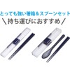 Iwasaki Industries H-601 NV Super Strong Case & Spoon Chopsticks,