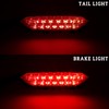 SAUTVS LED Smoked Black Tail Light Brake Light Taillight for