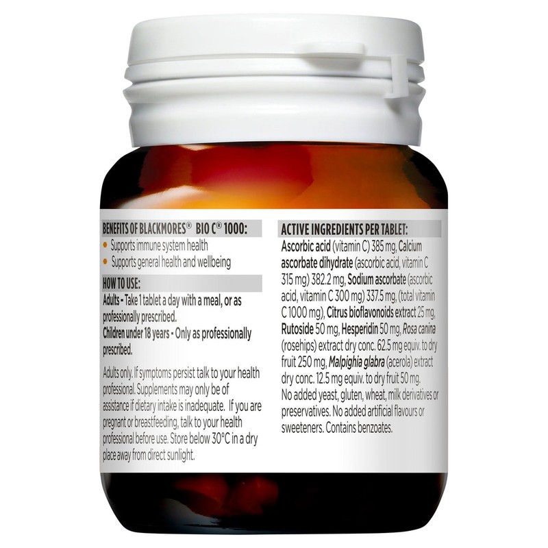 Blackmores Bio C 1000mg 31 Tablets