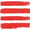 Paperproducts Design Summer Stripes Fire Beverage Napkins, 5 x 5",