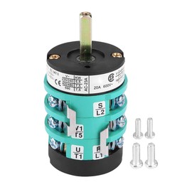 Suuonee Interruptor de reversa hacia adelante del neumático, 220V / 380V Cambiador de llantas Motor de la máquina Interruptor de reversa hacia adelante Interruptor del pedal de