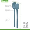 Tovolo Flex-Core All-Silicone Mini Spatula & Spoonula, Kitchen Utensil Set