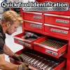 12 Pack of Magnetic Tool Box Labels, 3D-Printed Toolbox Labels,