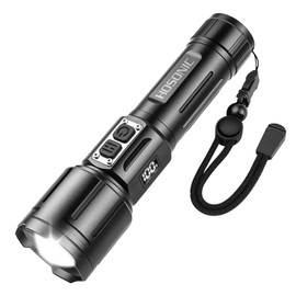 HOSONIC Flashlights High Lumens Rechargeable, LED Super Bright Flashlight, Linternas with LCD Digital Display, 6 Mode, Flash Light Battery Powered for Emergencies Camping Gift