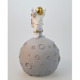 Gaolinci Astronaut & Planet Coin Bank, Money Box, Piggy Bank, Home Decoration, Space Theme Decoration Ornaments