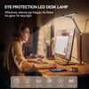 LED Desk Lamps with Clamp for Home Office,Remote Control Eye-Caring