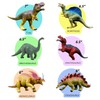 GuassLee Realistic Dinosaur Figure Toys - 6 Pack 7” Large