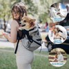 Galatée Dog Carrier Backpack, Portable Adjustable Dog Backpack, Ventilated Pet