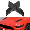 Pair Universal Front Hood Air Vent Molding Bonnet Cover Trim