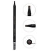 Pack of 6 Colourful Peel-Off Eyebrow Pencil with Brush Tattoo