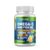 Built by Nature Omega 3 Mini Fish Oil 90 tablets 1, Built by Nature Omega 3 Mini Fish Oil 90 tablets 1 / 빌트 바이 네이처 오메가 3 미니 피쉬 오일 90정 1개, 빌트 바이 네이처 오메가 3 미니 피쉬 오일 90정 1