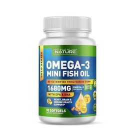 Built by Nature Omega 3 Mini Fish Oil 90 tablets 1, Built by Nature Omega 3 Mini Fish Oil 90 tablets 1 / 빌트 바이 네이처 오메가 3 미니 피쉬 오일 90정 1개, 빌트 바이 네이처 오메가 3 미니 피쉬 오일 90정 1