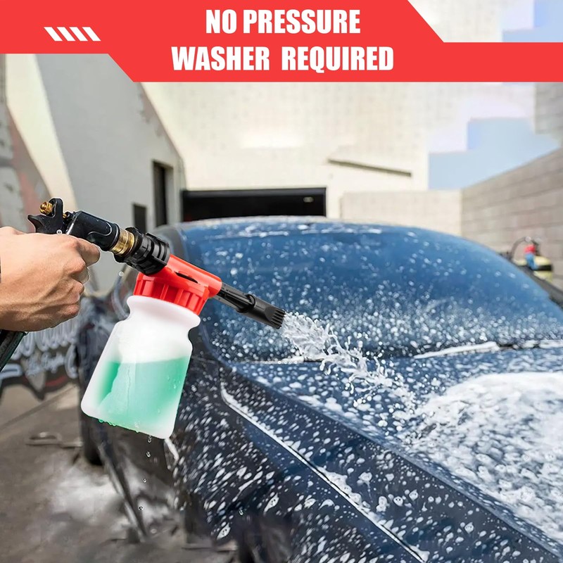 Car Wash Foam Gun, Car Wash Sprayer with Adjustable Foam