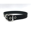 JAJABOON Leather Choker Unisex Color Variation Leather, Black