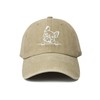 Hepandy Embroidered French Bulldog Baseball Hat for Men Women, Washed