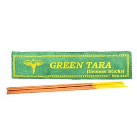 Bermoni Bhutanese Aromatic Green Tara Incense Tibetan Meditation Joss Incense Sticks -Pack of 10 (INS-1033GTARA)