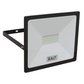 Sealey 50W SMD LED Extra Slim Floodlight with Wall Bracket - LED113
