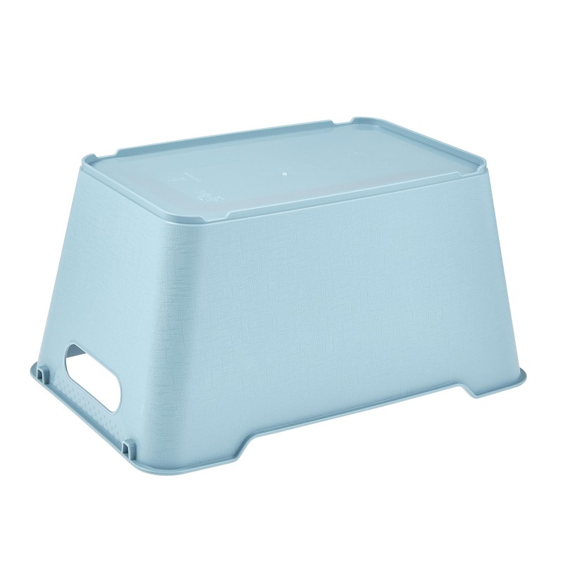 keeeper 6 Litre Textured Storage Box Lotta Nordic Blue