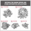 Metric Helicoil Thread Repair Kit: 131-Piece Heli Coil HSS Drills