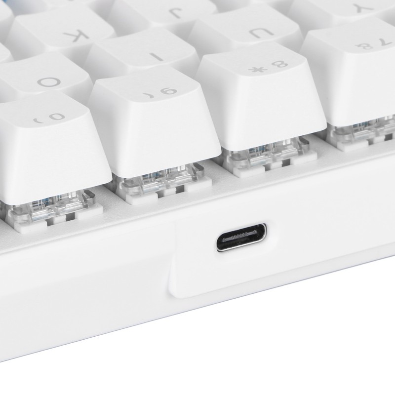 Mechanical Keyboard 68 Keys RGB Backlight Compact Wired Keyboard with