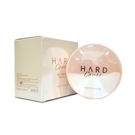Holika Holika Hard Cover Glow Cushion EX, 04-Honey (Main Product + Refill), 1 / 홀리카홀리카 하드커버 글로우 쿠션 EX, 04-허니 (본품+리필), 1개