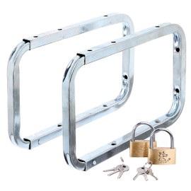 GAH-Alberts 802622 Ladder Hooks Set of 2 Unwrought Steel with Blue-Galvanised Surface 282 x 216 x 138 mm