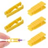 Car Fuse Puller, 5 Pieces, Yellow, Copper, Ceramic, Stainless Steel