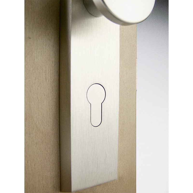 W+M Adjustable Blind Cylinder for Profile Cylinder Mortise Locks Nickel-Plated