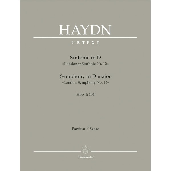 Symphony No.104 in D major Hob.I:104 London (Full Score)