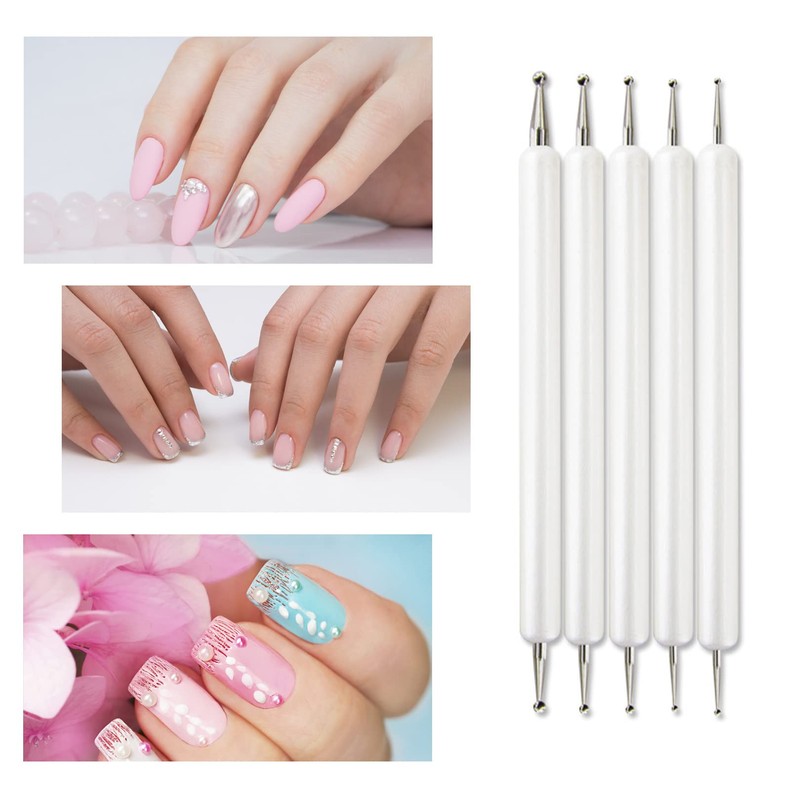 5Pcs Embossing Tool Set with Different Size Double End Tracing