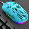 Wire Mouse Hollow Design DPI Adjustable RGB Lighting Effect Laptop