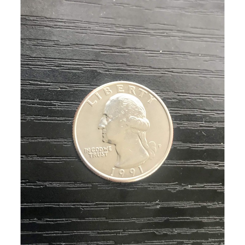 QUICK PICK MAGIC Steel Core Quarter Magic Trick Coin -