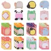 FRIUSATE 24 Packs Sticky Notes, Cartoon Animal Sticky Notes, Cute