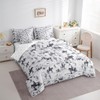 Feelyou Western Comforter & Sheets Set - Full Size, White